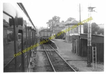 Capel Railway Station Photo. Bentley - Raydon Wood. Hadleigh Line. (5)