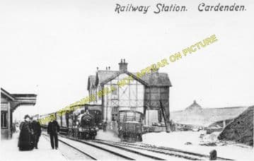 Cardenden Railway Station Photo. Thornton Jct - Lochgelly. Cowdenbeath Line. (1)
