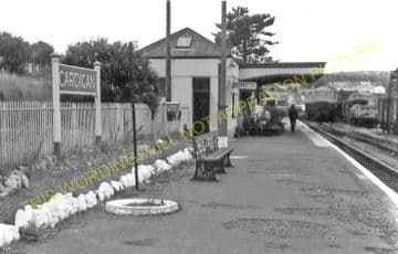 Cardigan Railway Station Photo. Kilgerran, Boncath and Whitland Line. GWR. (11)