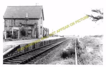 Cardington Railway Station Photo. Bedford - Southill. Hithin Line. Midland. (1)