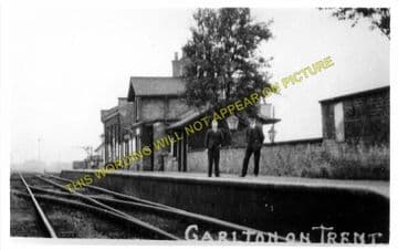 Carlton-on-Trent Railway Station Photo. Newark - Crow Park. Tuxford Line. (1).
