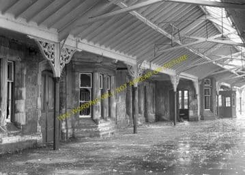 Carnarvon Railway Station Photo. Bangor - Dinas Junction. L&NWR. (22)