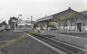Carnoustie Railway Station Photo. Barry Links - East Haven. Dundee Line. (4)