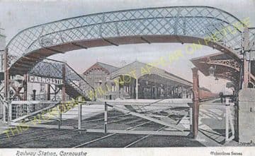 Carnoustie Railway Station Photo. Barry Links - East Haven. Dundee Line. (6)