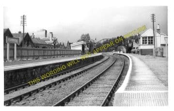 Carron Railway Station Photo. Aberlour - Knockando. Craigellachie Line. (1)..