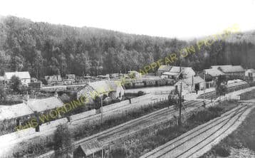 Carron Railway Station Photo. Aberlour - Knockando. Craigellachie Line. (2)