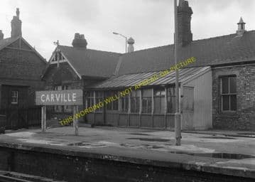 Carville Railway Station Photo. Percy Main - Walker. Newcastle Line. (6)