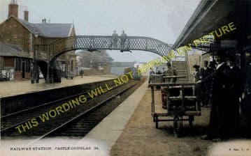 Castle Douglas Railway Station Photo. Dalbeattie - Bridge of Dee. (4)