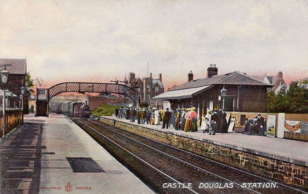 Castle Douglas. 1 Southwick Dalbeattie Railway Station Photo 