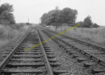 Castor Railway Station Photo. Wansford - Orton Waterville. Peterborough Line (2)