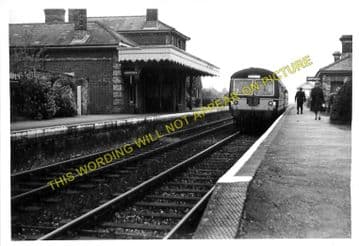Cavendish Railway Station Photo. Clare - Glemsford. Bartlow to Long Melford. (4)