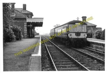 Cavendish Railway Station Photo. Clare - Glemsford. Bartlow to Long Melford. (6).