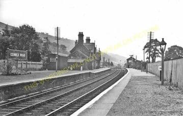 Cemmes Road Railway Station Photo. Llanbrynmair - Machynlleth. Cambrian Rly. (11)