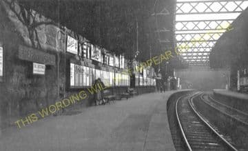 Charing Cross Railway Station Photo. Glasgow. North British Railway. (1).