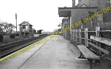Chatteris Railway Station Photo. Wimblington - Somersham. March to St. Ives. (1)