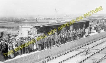 Chatteris Railway Station Photo. Wimblington - Somersham. March to St. Ives. (11).