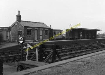 Chatteris Railway Station Photo. Wimblington - Somersham. March to St. Ives. (5)