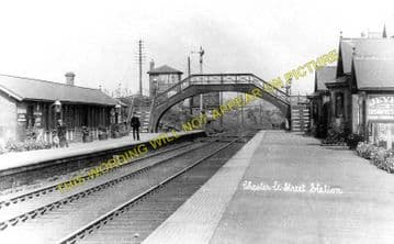 Chester le Street Railway Station Photo. Birtley - Plawsworth. Durham Line. (1)