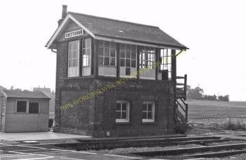 Chettisham Railway Station Photo. Ely - Manea. March Line. Great Eastern Rly (4)