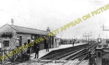 Chevington Railway Station Photo. Widdrington - Acklington. Alnmouth Line. (1)..