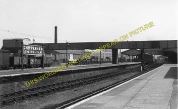 Chippenham Railway Station Photo. Dauntsey - Corsham. Swindon to Bath Line. (2)
