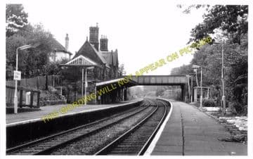 Chirk Railway Station Photo. Whitehurst - Preesgweene. Ruabon to Gobowen. (8)
