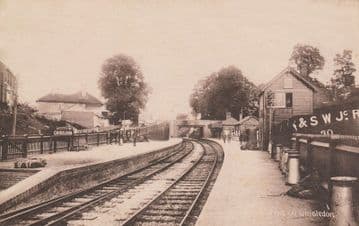 Chiseldon Railway Station Photo. Swindon - Ogbourne. Savernake Line. MSWJR. (10)