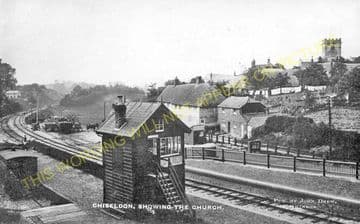Chiseldon Railway Station Photo. Swindon - Ogbourne. Savernake Line. MSWJR. (13)