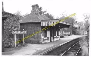 Chiseldon Railway Station Photo. Swindon - Ogbourne. Savernake Line. MSWJR. (9)
