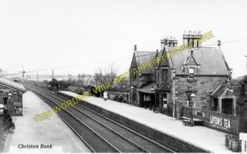 Christon Bank Railway Station Photo. Longhoughton - Chathill. Alnmouth Line. (1)..