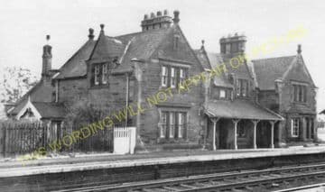 Christon Bank Railway Station Photo. Longhoughton - Chathill. Alnmouth Line. (2)