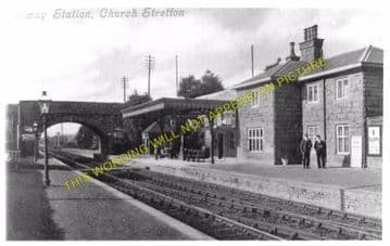 Church Stretton Railway Station Photo. Leebotwood - Marsh Brook. (4)