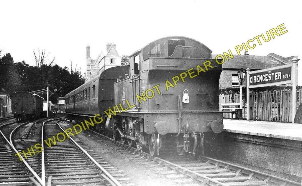 4 Cirencester Town Railway Station Photo Great Western Railway. Kemble Line
