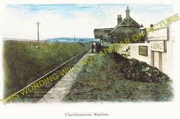 Clackmannan & Kennet Railway Station Photo. Alloa - Kilbagie. Kincardie Line (2)