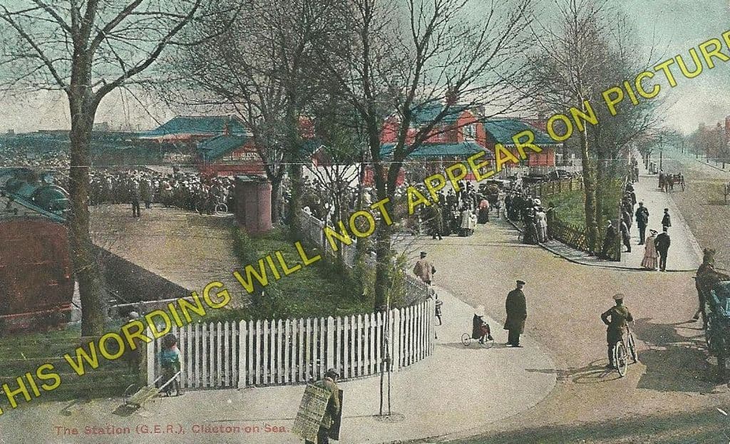 Thorpe-le-Soken and Colchester Line. 11 Clacton-on-Sea Railway Station Photo 