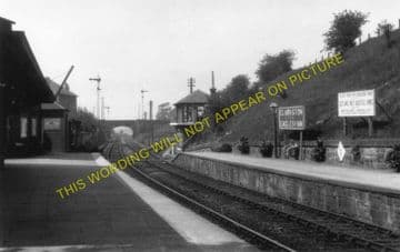 Clarkston for Eaglesham Railway Station Photo. Busby to Whitecraigs. (1)..