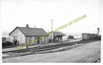 Cleobury Town Railway Station Postcard. Cleobury Mortimer - Stottesdon. (1)