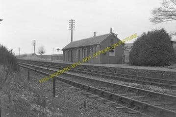 Clunes Railway Station Photo. Lentran - Beauly. Inverness to Muir of Ord. (2)