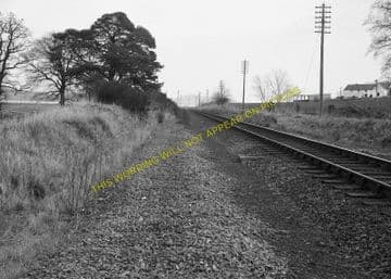 Clunes Railway Station Photo. Lentran - Beauly. Inverness to Muir of Ord. (3)