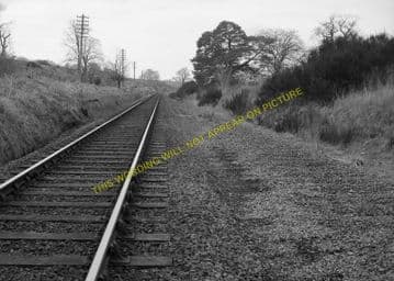 Clunes Railway Station Photo. Lentran - Beauly. Inverness to Muir of Ord. (6)