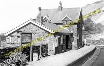 Clydach Railway Station Photo. Gilwern - Brynmawr. Abergavenny to Beaufort. (1)..