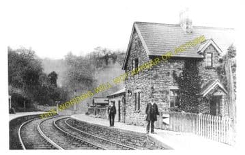 Clydach Railway Station Photo. Gilwern - Brynmawr. Abergavenny to Beaufort. (3)