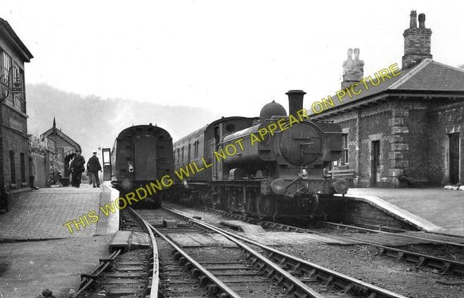 Coalbrookdale Railway Station Photo. Buildwas to Madeley and Horsehay Lines. (3)