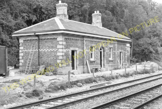 Coalbrookdale Railway Station Photo. Buildwas to Madeley and Horsehay Lines. (5)