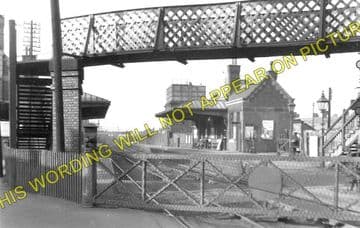 Coalville Town Railway Station Photo. Bagworth & Ellistown- Swannington. (1)..