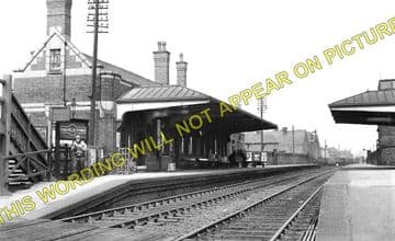 Coalville Town Railway Station Photo. Bagworth & Ellistown- Swannington. (3)