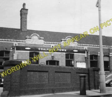 Coalville Town Railway Station Photo. Bagworth & Ellistown- Swannington. (4)