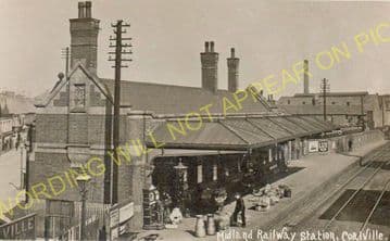 Coalville Town Railway Station Photo. Bagworth & Ellistown- Swannington. (5)