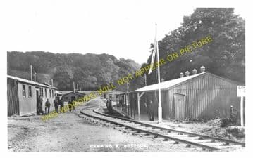 Codford Camp Railway Station Photo. Military Army Camp. Great Western Rly. (1)..