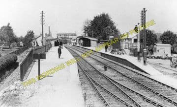 Codford Railway Station Photo. Heytesbury - Wylye. Westbury to Salisbury. (1)..